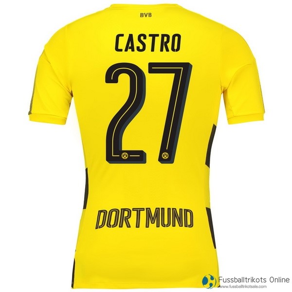 Borussia Dortmund Trikot Heim Castro 2017-18 Fussballtrikots Günstig